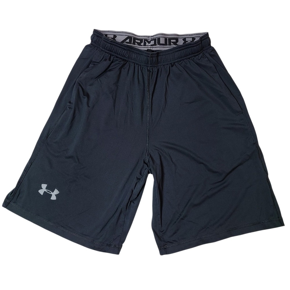 Under Armour Training Basketball Shorts Loose HeatGear Black Mens Medium